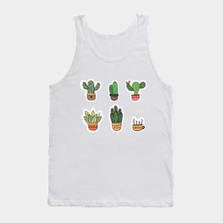 Cute Cactus  Succulent Tank Top